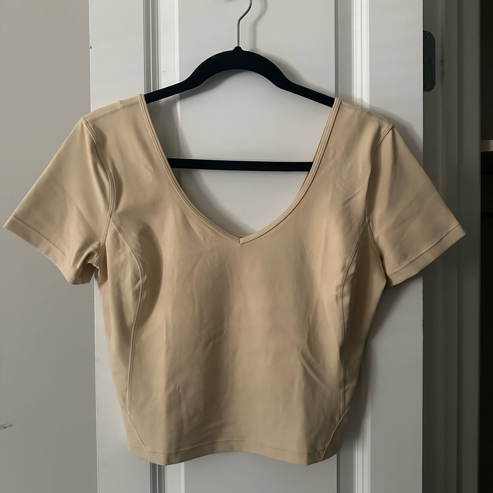 Lululemon Align short sleeve crop shirt